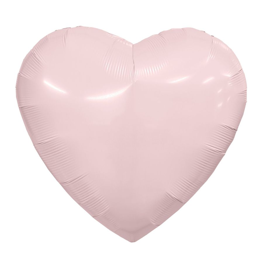 "Сердце розовое" 36" с гелием