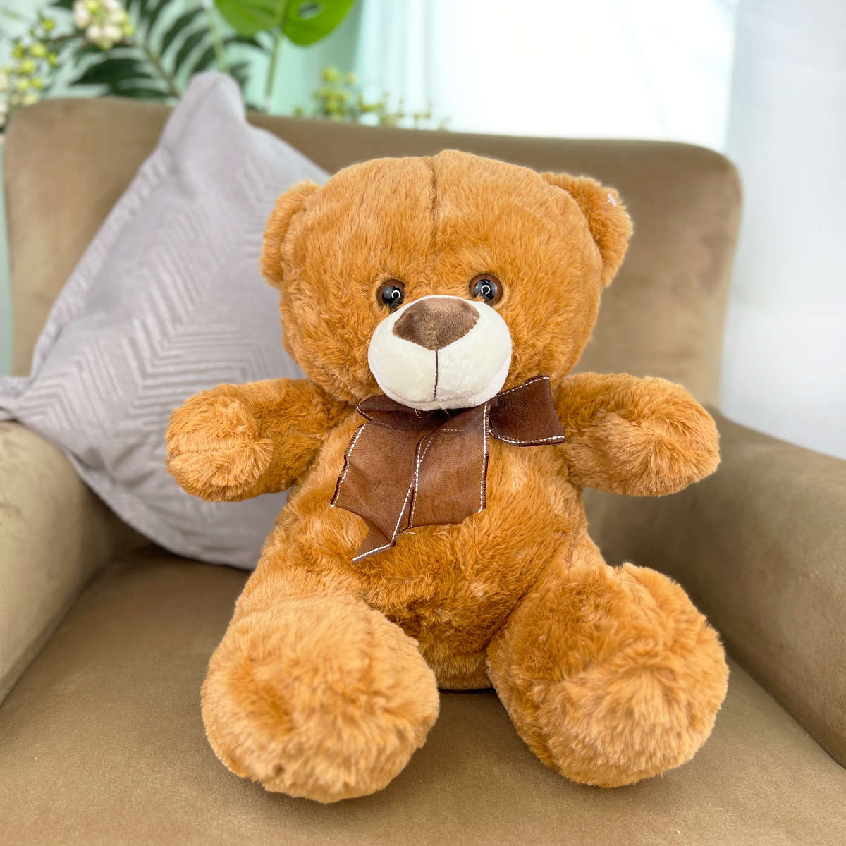 Медведь Шуня, 50 см (Оранжевый)