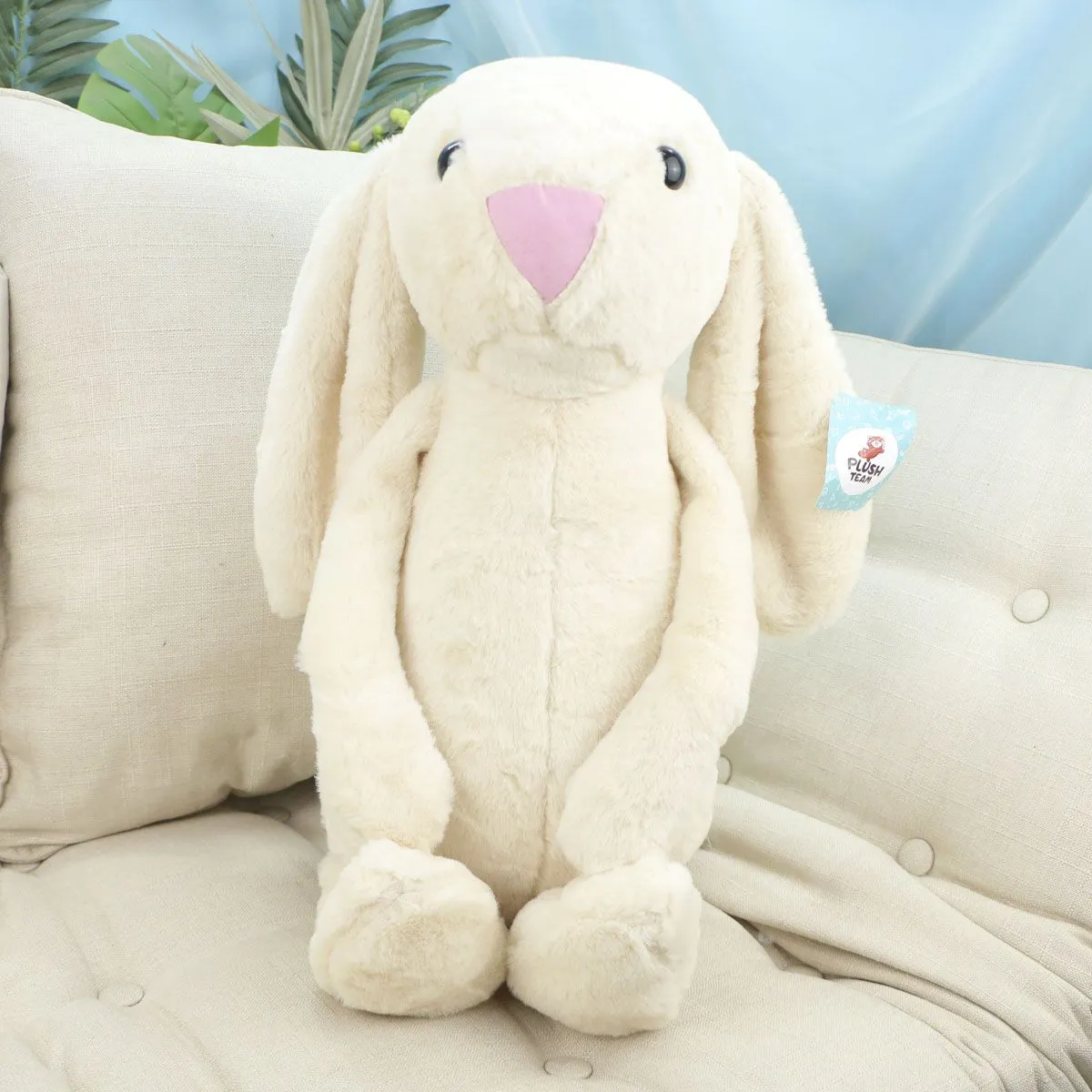 Заяц с висящими ногами, 50(65) см (Бежевый)