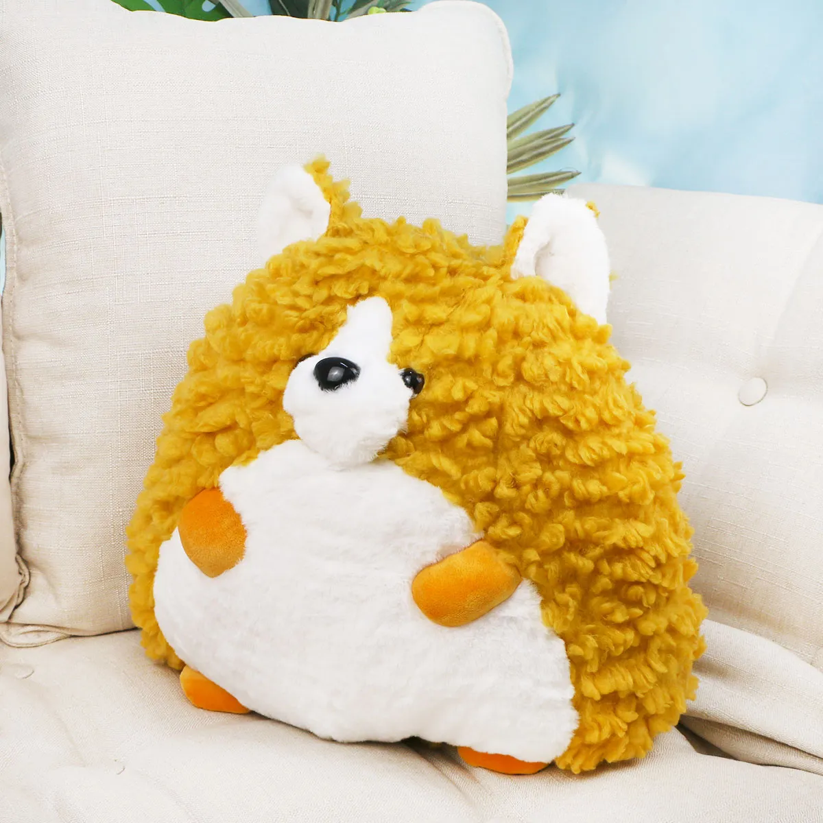 Подушка Корги кучерявый, 35 см