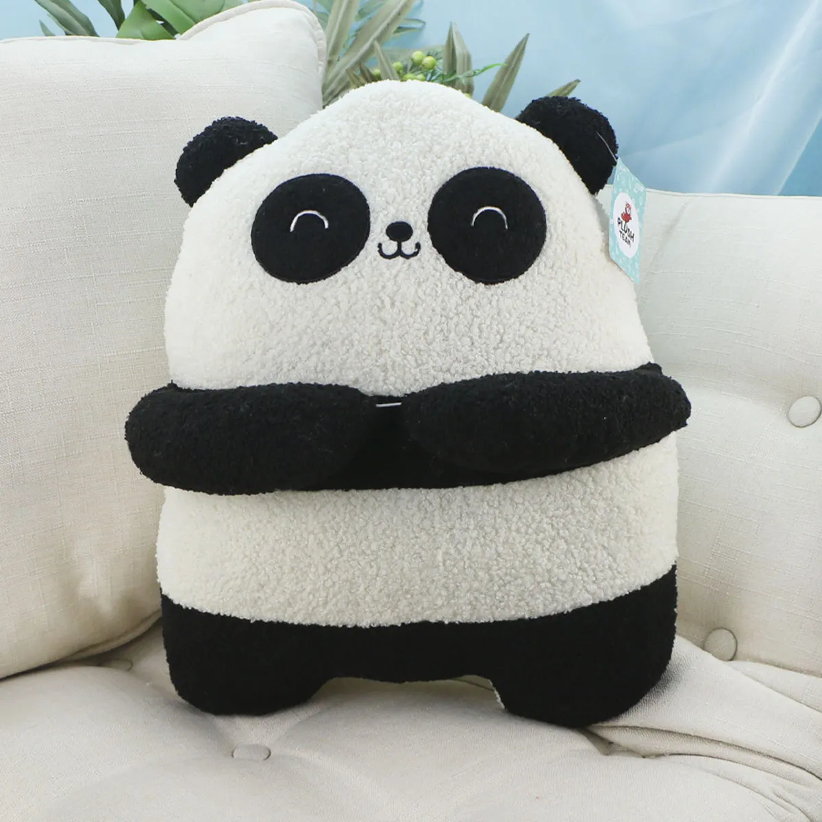 Подушка панда кудряшка, 40 см
