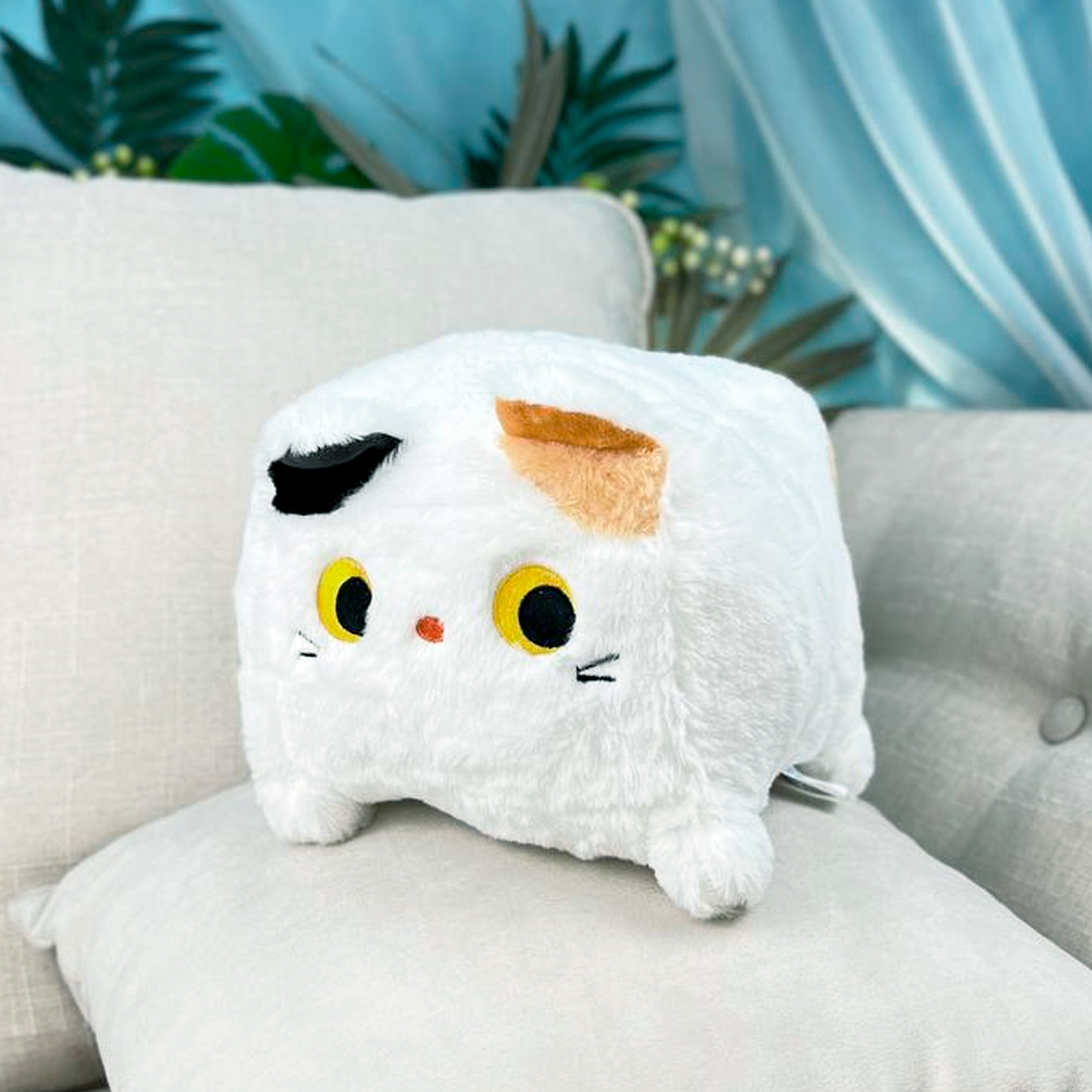 Котик Кубышка, 18х20 см (Белый)