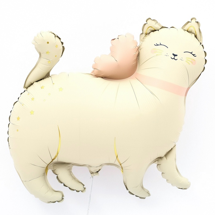 «Кошечка с бантиком» 27" с гелием