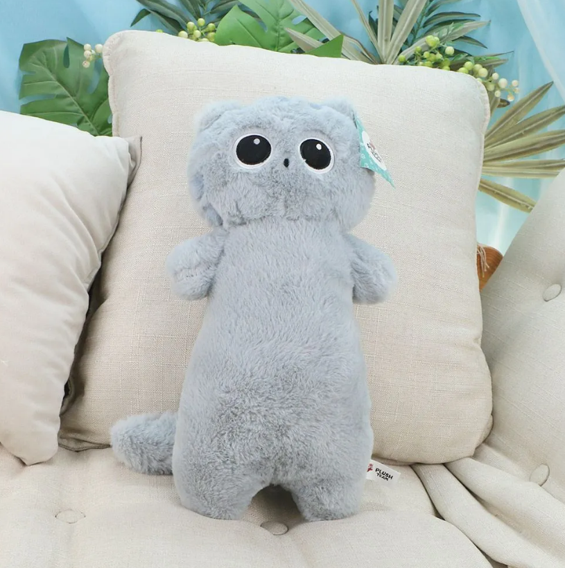 Кот Молчун, 37 см (Серый)