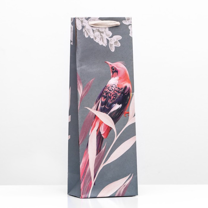 Пакет подарочный «Pink Bird» 12 х 36 х 8,5см
