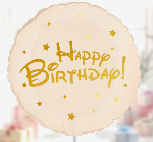«Happy Birthday» 18" с гелием