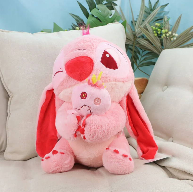 Эксперимент 624 розовый с Чучей с висячими ушами, 38 см