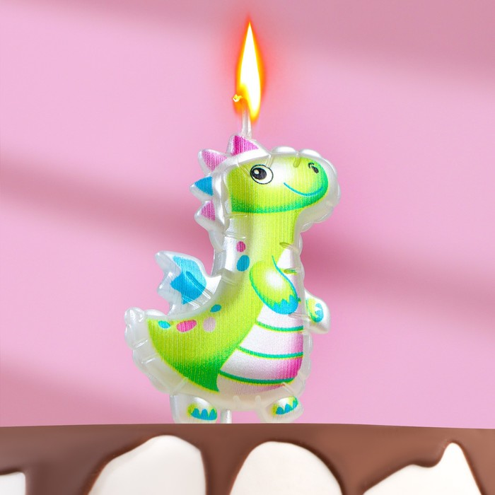 Свеча в торт "Дракоша"