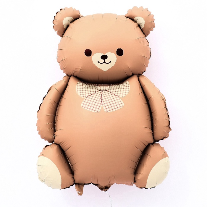 «Мишка с бантом» 35" с гелием