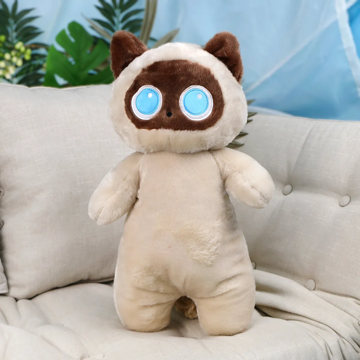 Кот Молчун, 30 см (Бежевый)