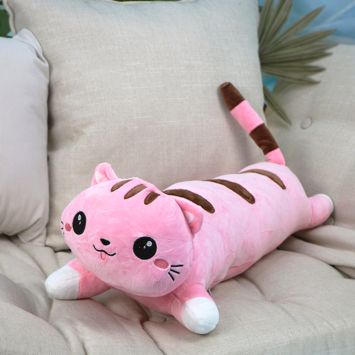 Кошка Обнимашка, 60 см (розовый)