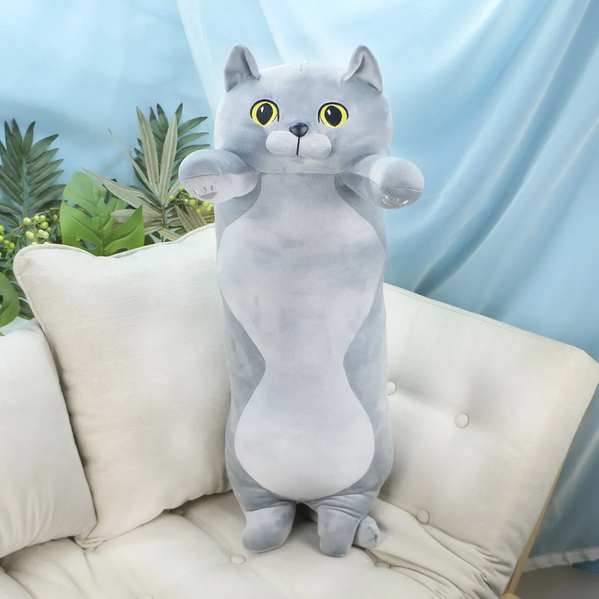 Кот Британец обнимашка упитанный, 85 см